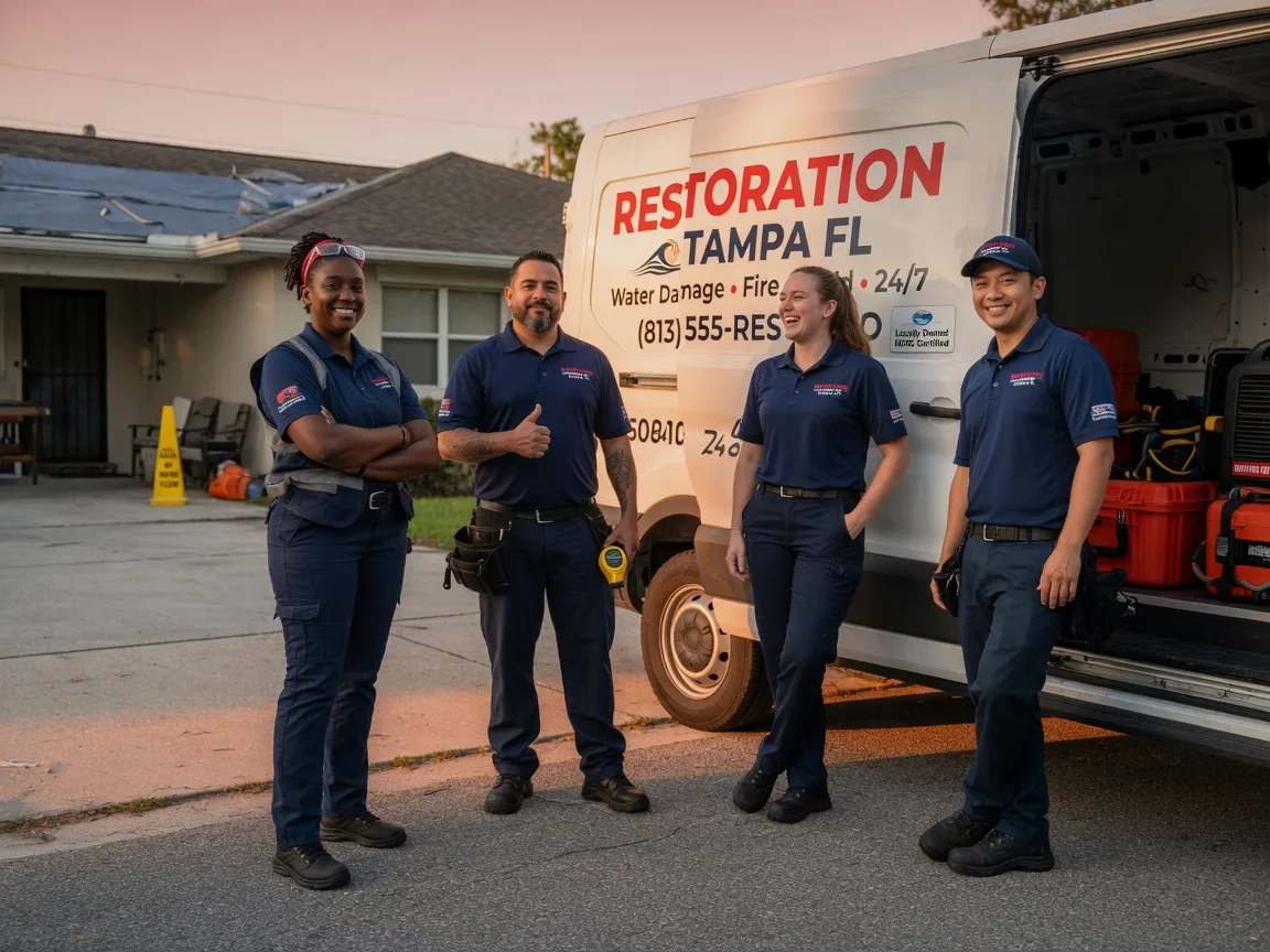 Water Damage Restoration company in Midfield, TX